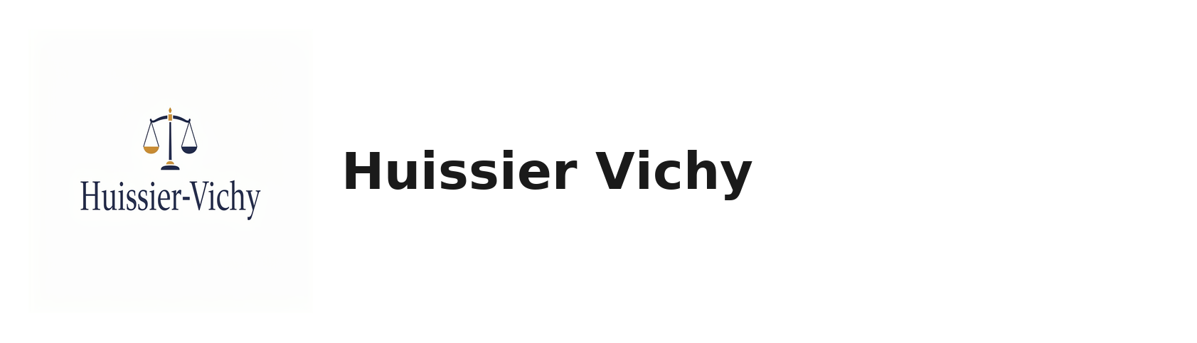 Logo Huissier Vichy